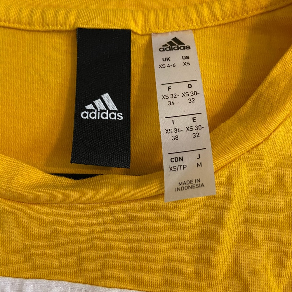 Adidas Yellow top - Picture 3 of 4